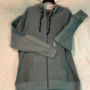 Women’s Big Sky Outfitters Lightweight Green Zip Up Hoodie NWT!